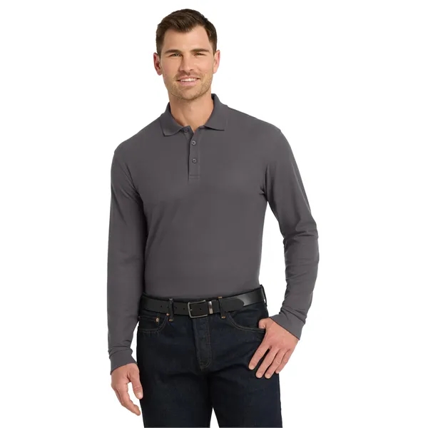 Port Authority Long Sleeve Core Classic Pique Polo.... from ASI 84863 SanMar