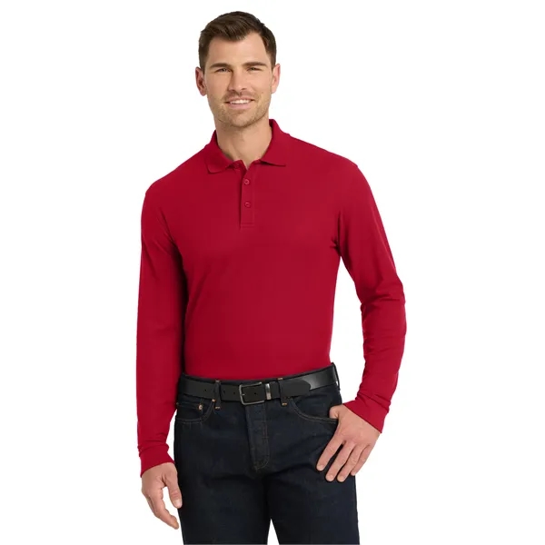 Port Authority Long Sleeve Core Classic Pique Polo.... from ASI 84863 SanMar