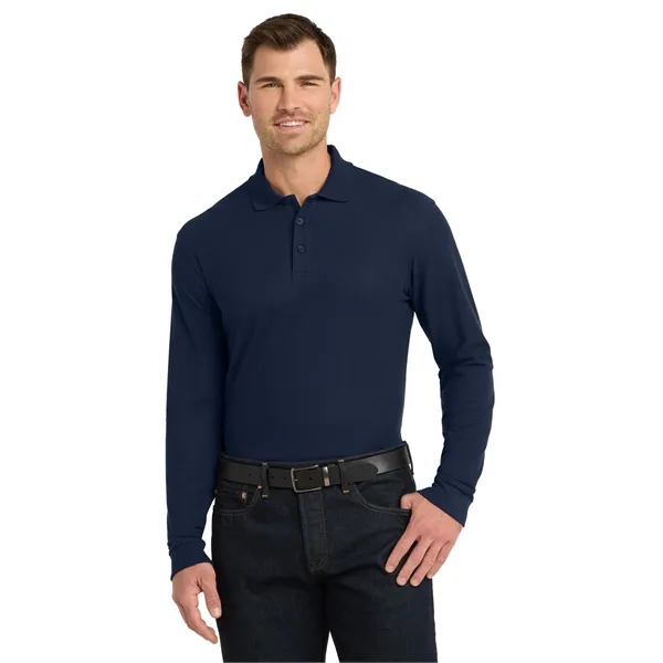Port Authority Long Sleeve Core Classic Pique Polo.... from ASI 84863 SanMar