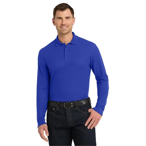 Port Authority Long Sleeve Core Classic Pique Polo.... from ASI 84863 SanMar