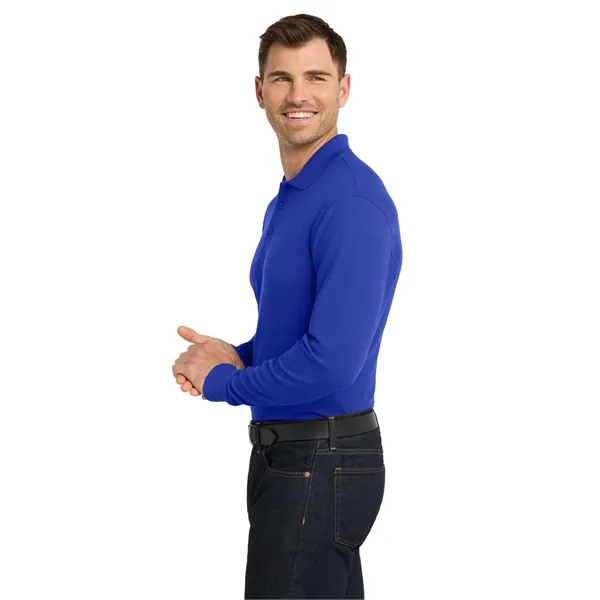 Port Authority Long Sleeve Core Classic Pique Polo.... from ASI 84863 SanMar