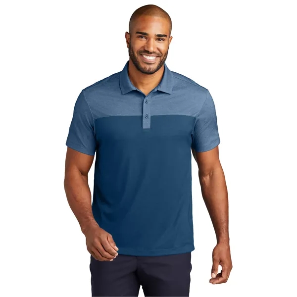Port Authority Fine Pique Blend Blocked Polo... from ASI 84863 SanMar