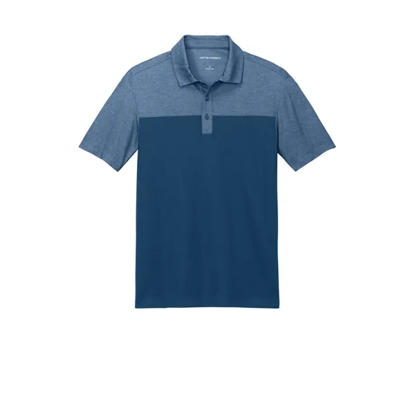 Port Authority Fine Pique Blend Blocked Polo... from ASI 84863 SanMar