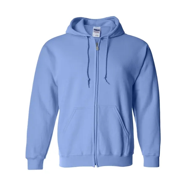 8.0 oz., 50% cotton / 50% polyester full-zip hooded sweatshirt. Blank... from ASI 84358 S&S Activewear