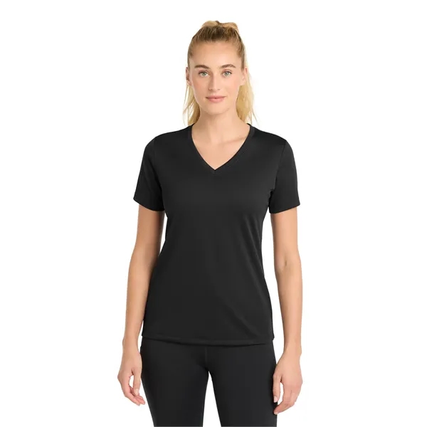 Sport-Tek Ladies PosiCharge RacerMesh V-Neck Tee.... from ASI 84863 SanMar