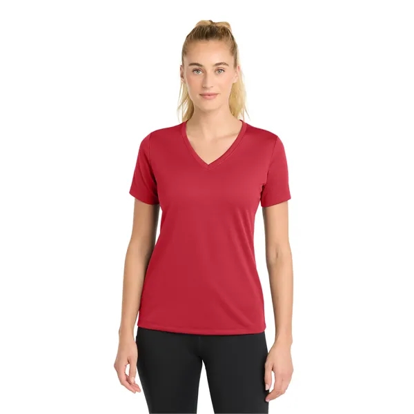Sport-Tek Ladies PosiCharge RacerMesh V-Neck Tee.... from ASI 84863 SanMar