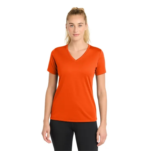 Sport-Tek Ladies PosiCharge RacerMesh V-Neck Tee.... from ASI 84863 SanMar