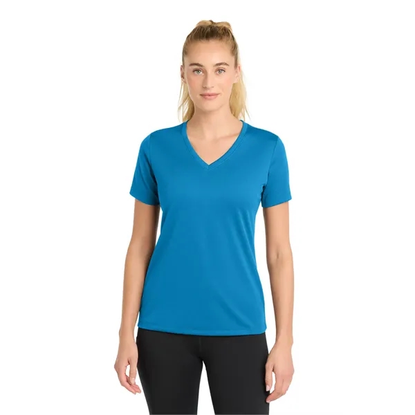 Sport-Tek Ladies PosiCharge RacerMesh V-Neck Tee.... from ASI 84863 SanMar