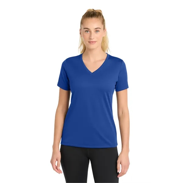 Sport-Tek Ladies PosiCharge RacerMesh V-Neck Tee.... from ASI 84863 SanMar