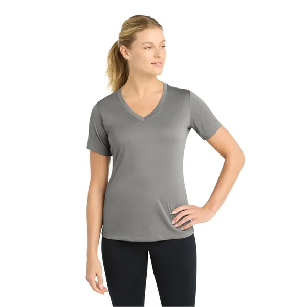 Sport-Tek Ladies PosiCharge Competitor V-Neck Tee.... from ASI 84863 SanMar