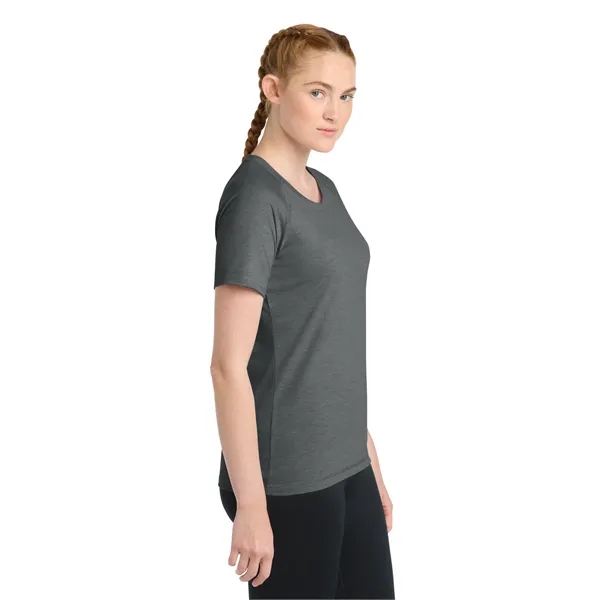Sport-Tek Ladies PosiCharge Tri-Blend Wicking Scoop Neck ...... from ASI 84863 SanMar