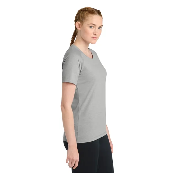 Sport-Tek Ladies PosiCharge Tri-Blend Wicking Scoop Neck ...... from ASI 84863 SanMar