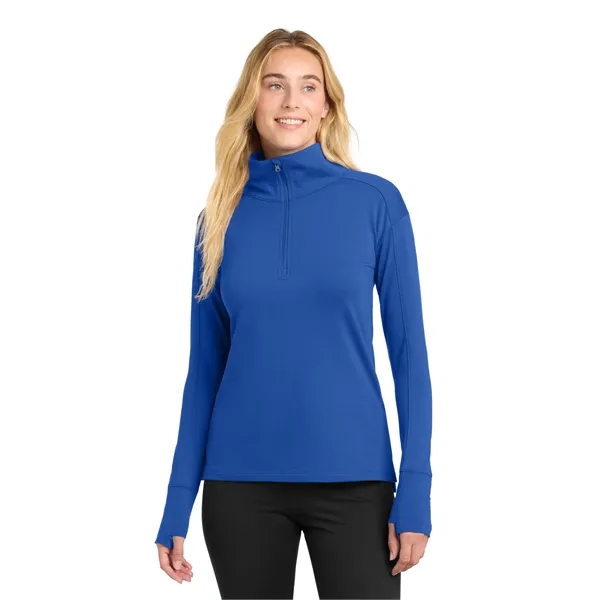Sport-Tek Ladies Sport-Wick Flex Fleece 1/4-Zip.... from ASI 84863 SanMar