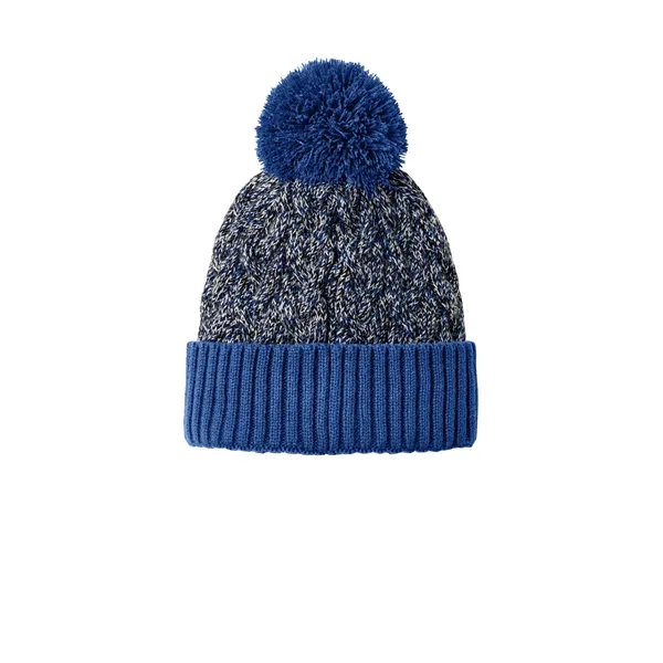 New Era Marled Knit Pom Beanie... from ASI 84863 SanMar