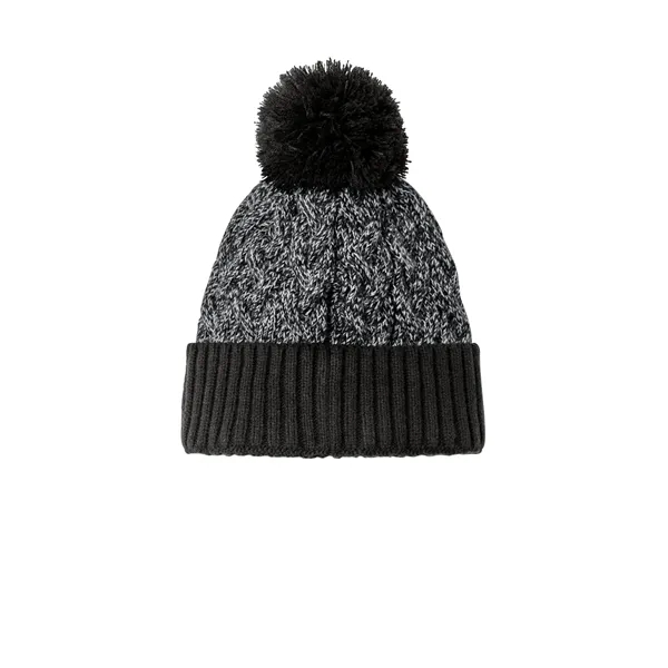 New Era Marled Knit Pom Beanie... from ASI 84863 SanMar