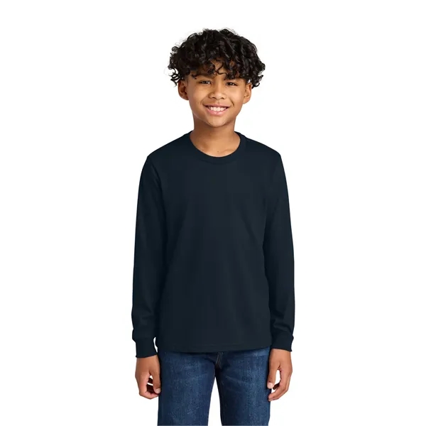 Next Level Apparel Youth Cotton Long Sleeve Tee... from ASI 84863 SanMar