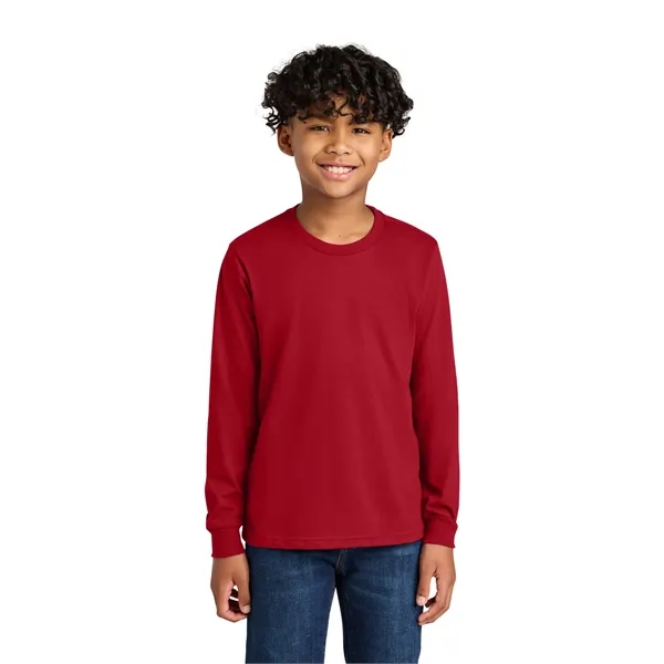 Next Level Apparel Youth Cotton Long Sleeve Tee... from ASI 84863 SanMar