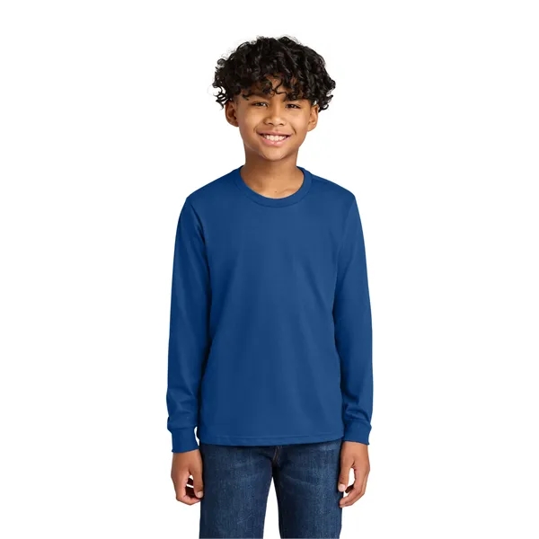 Next Level Apparel Youth Cotton Long Sleeve Tee... from ASI 84863 SanMar