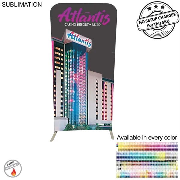 Tradeshow Booth Package Sleek, 3'wide Skinny EuroFit Wall Display + PREMIUM... from ASI 53509 FIEL-Fairdeal Import & Export / FIEL