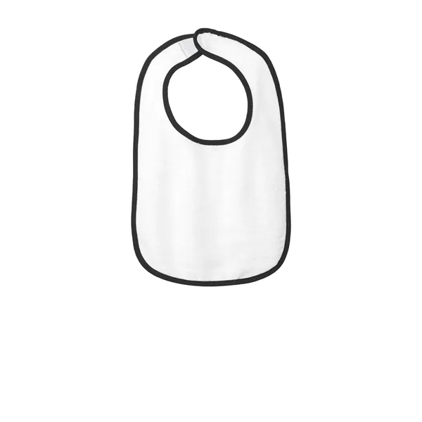 Rabbit Skins Infant Contrast Trim Terry Bib.... from ASI 84863 SanMar