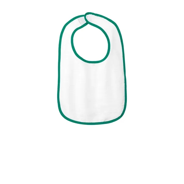 Rabbit Skins Infant Contrast Trim Terry Bib.... from ASI 84863 SanMar