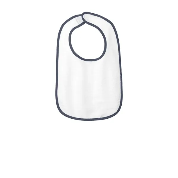 Rabbit Skins Infant Contrast Trim Terry Bib.... from ASI 84863 SanMar