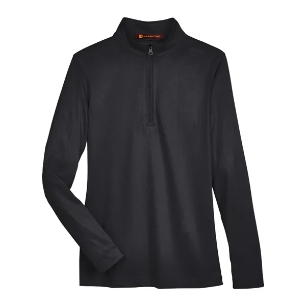 Harriton Women's Advantage Snag Protection Plus Quarter-Zip... from ASI 84358 S&S Activewear