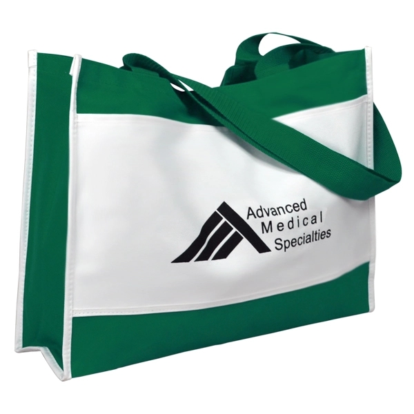 Spacious shopping tote with 24" handles.... from ASI 40544 Binaco / Binaline