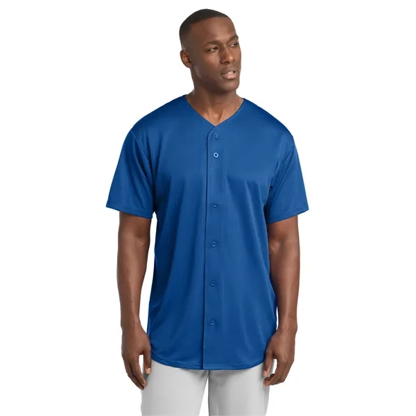 Sport-Tek PosiCharge Tough Mesh Full-Button Jersey.... from ASI 84863 SanMar