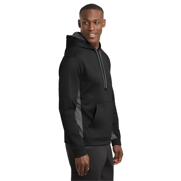 Sport-Tek Sport-Wick Fleece Colorblock Hooded Pullover.... from ASI 84863 SanMar