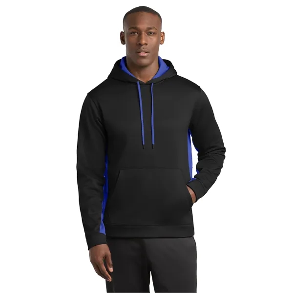 Sport-Tek Sport-Wick Fleece Colorblock Hooded Pullover.... from ASI 84863 SanMar