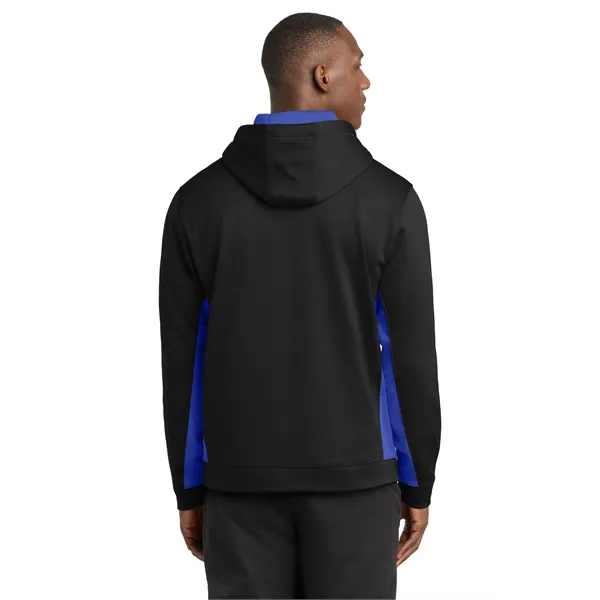 Sport-Tek Sport-Wick Fleece Colorblock Hooded Pullover.... from ASI 84863 SanMar