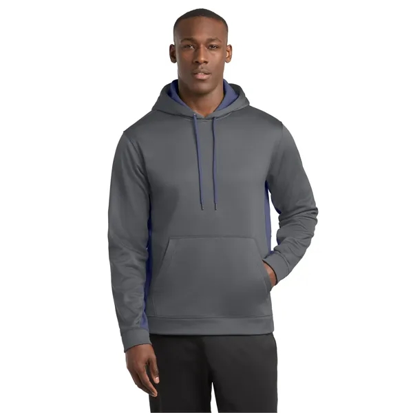 Sport-Tek Sport-Wick Fleece Colorblock Hooded Pullover.... from ASI 84863 SanMar