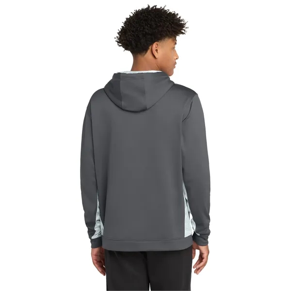 Sport-Tek Sport-Wick CamoHex Fleece Colorblock Hooded Pul...... from ASI 84863 SanMar