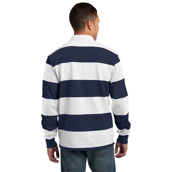 Sport-Tek Classic Long Sleeve Rugby Polo.... from ASI 84863 SanMar
