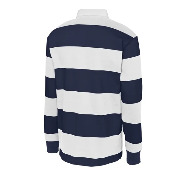 Sport-Tek Classic Long Sleeve Rugby Polo.... from ASI 84863 SanMar