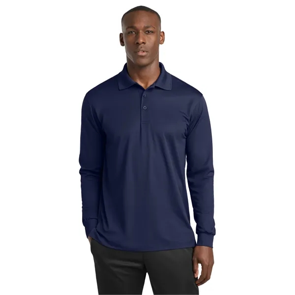 Sport-Tek Long Sleeve Micropique Sport-Wick Polo.... from ASI 84863 SanMar