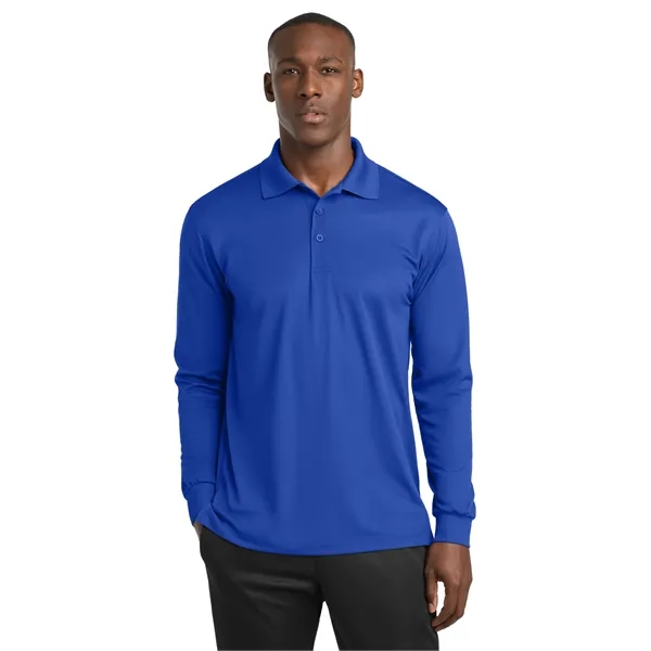 Sport-Tek Long Sleeve Micropique Sport-Wick Polo.... from ASI 84863 SanMar