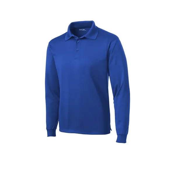Sport-Tek Long Sleeve Micropique Sport-Wick Polo.... from ASI 84863 SanMar
