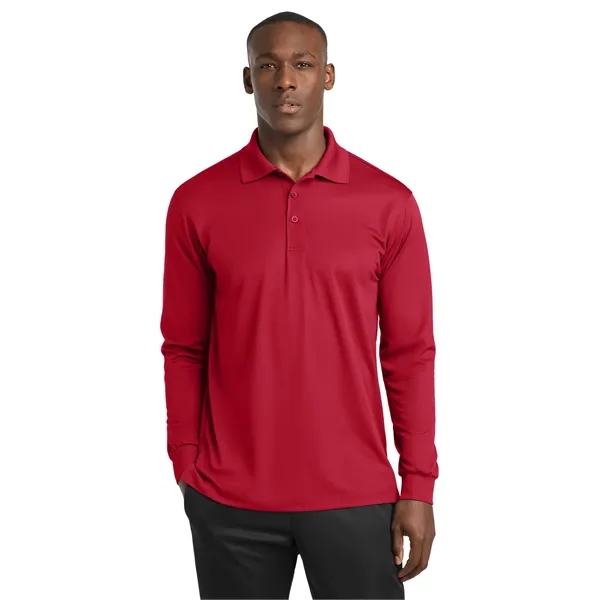 Sport-Tek Long Sleeve Micropique Sport-Wick Polo.... from ASI 84863 SanMar