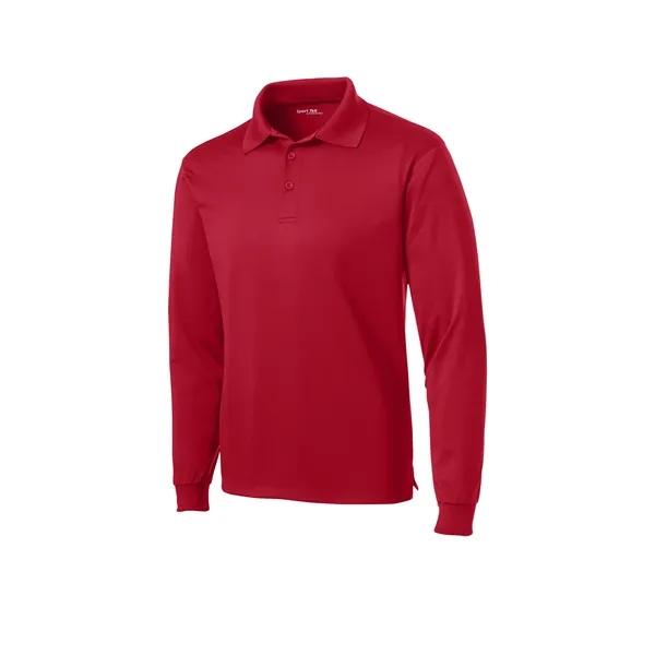 Sport-Tek Long Sleeve Micropique Sport-Wick Polo.... from ASI 84863 SanMar