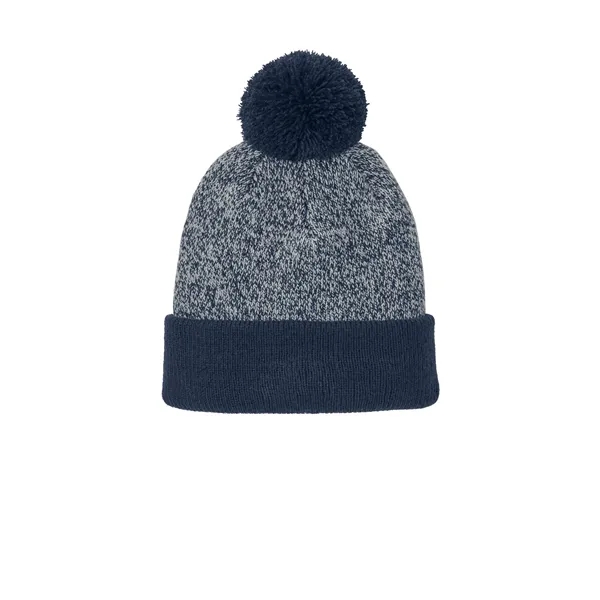 Sport-Tek Halftime Heather Pom Beanie... from ASI 84863 SanMar