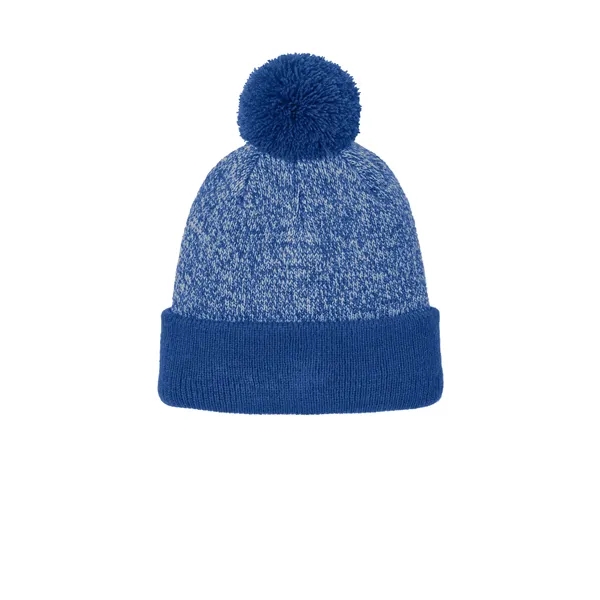 Sport-Tek Halftime Heather Pom Beanie... from ASI 84863 SanMar