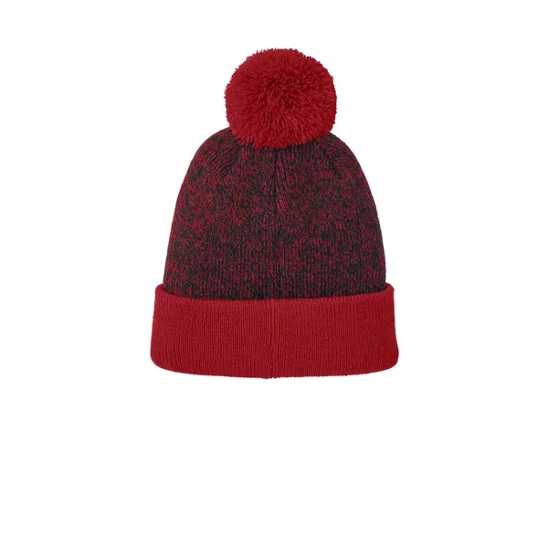 Sport-Tek Halftime Heather Pom Beanie... from ASI 84863 SanMar