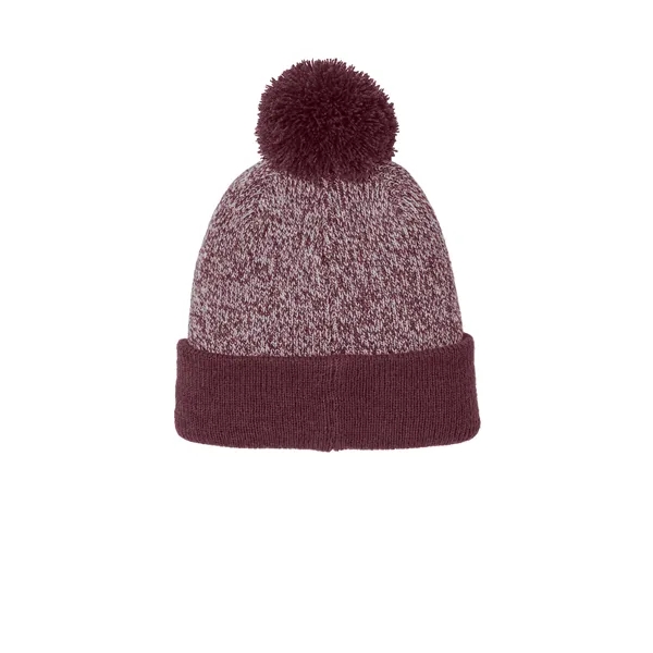 Sport-Tek Halftime Heather Pom Beanie... from ASI 84863 SanMar
