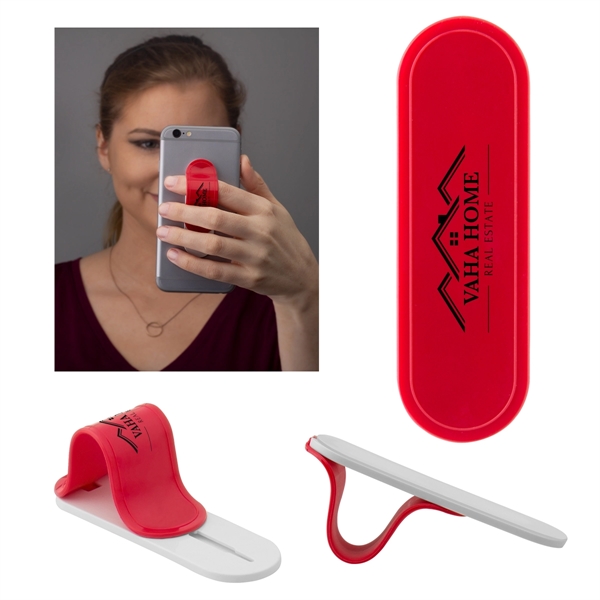 Smartphone grip that doubles as a phone stand.... from ASI 62190 Illini