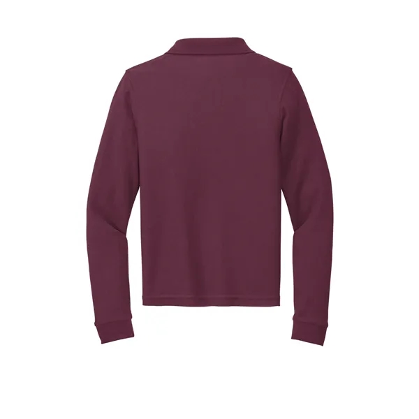 Port Authority Youth Long Sleeve Silk Touch Polo.... from ASI 84863 SanMar