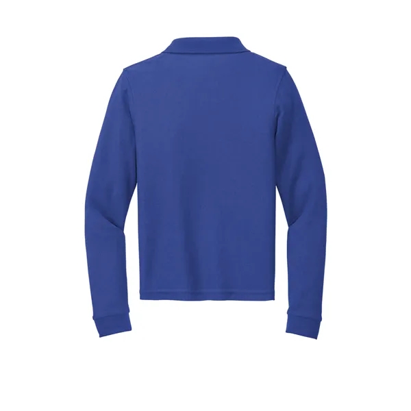 Port Authority Youth Long Sleeve Silk Touch Polo.... from ASI 84863 SanMar