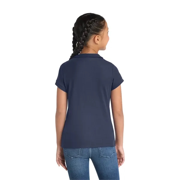 Port Authority Girls Silk Touch Peter Pan Collar Polo.... from ASI 84863 SanMar