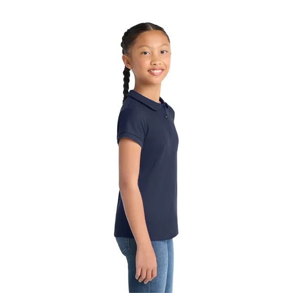 Port Authority Girls Silk Touch Peter Pan Collar Polo.... from ASI 84863 SanMar